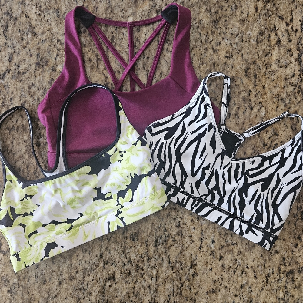 Zyia Sports Bras. All Size Small. Excellent Used Condition. Selling As Bundle 3